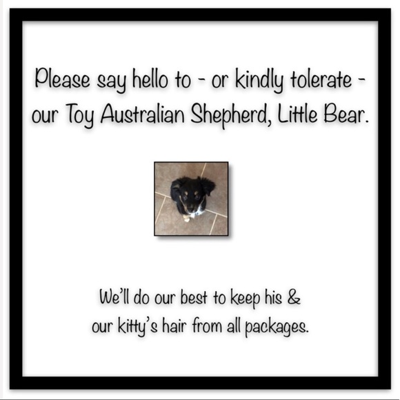 Makeup Bag w/White Pinstripes & Crucial Message! - Picture 8 of 9